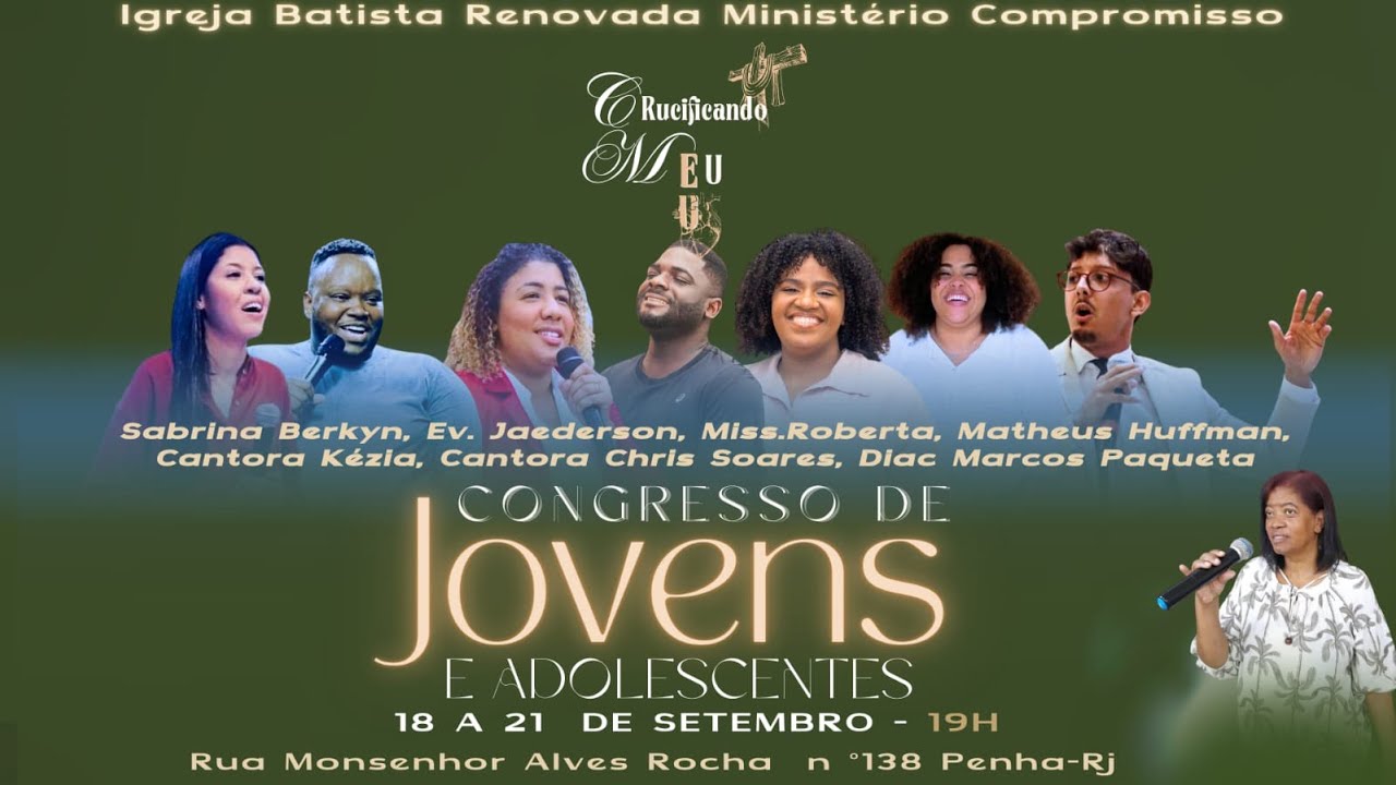 Congresso de jovens e adolescente  // 20 de Setembro 2025.