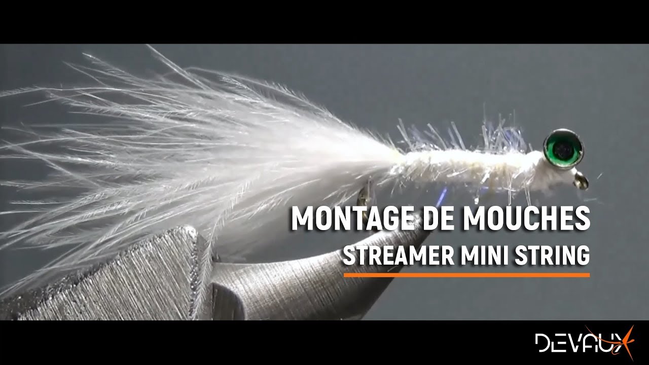 Montage mouche :  Streamer Mini String types ST 63 et ST 61 par Philippe Giraud