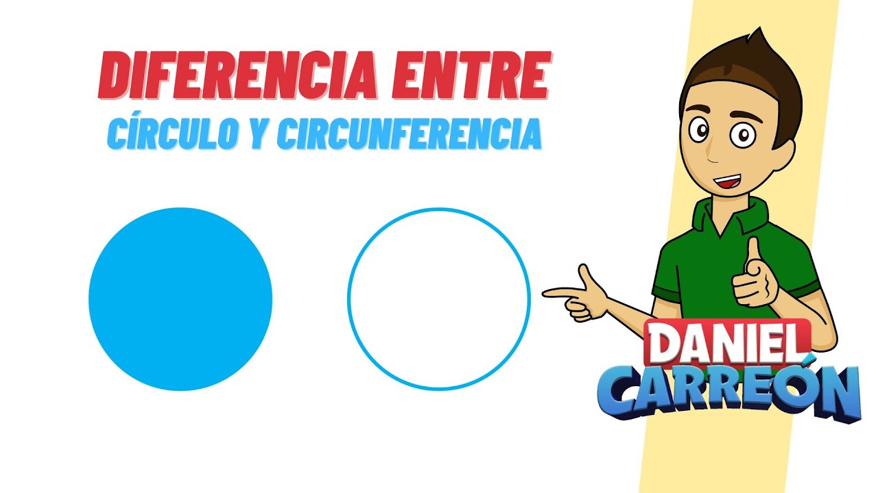 DIFERENCIA ENTRE CIRCULO Y CIRCUNFERENCIA Super facil - Para principiantes