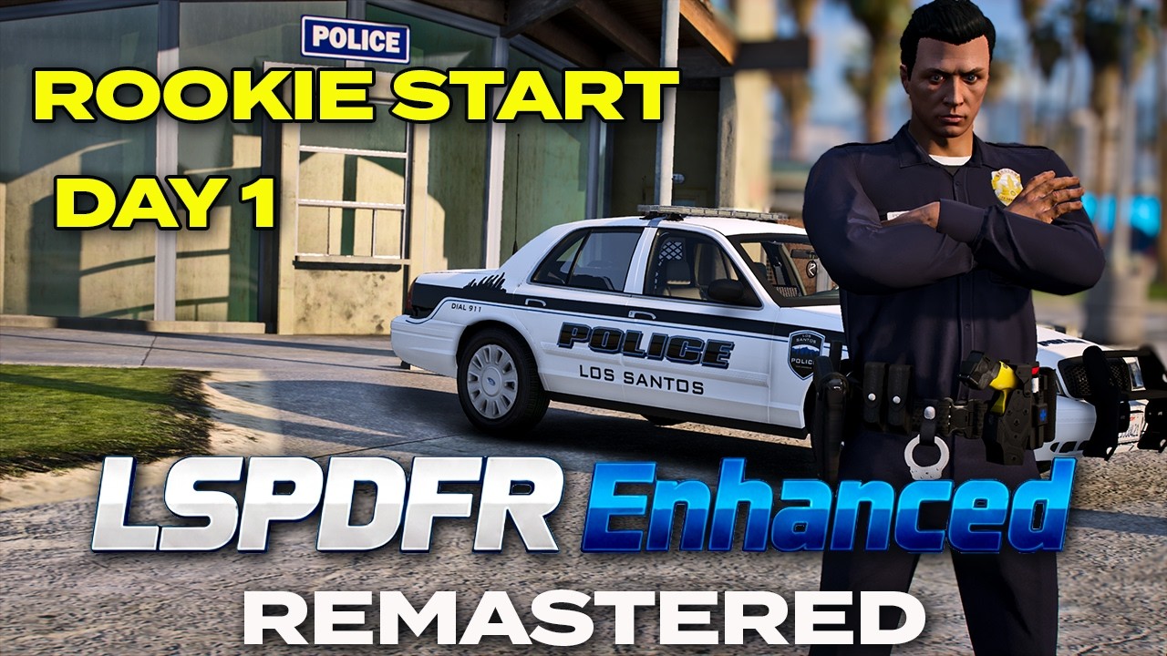 ДЕНЬ 1 - Мы новички | Улучшенный режим карьеры LSPDFR