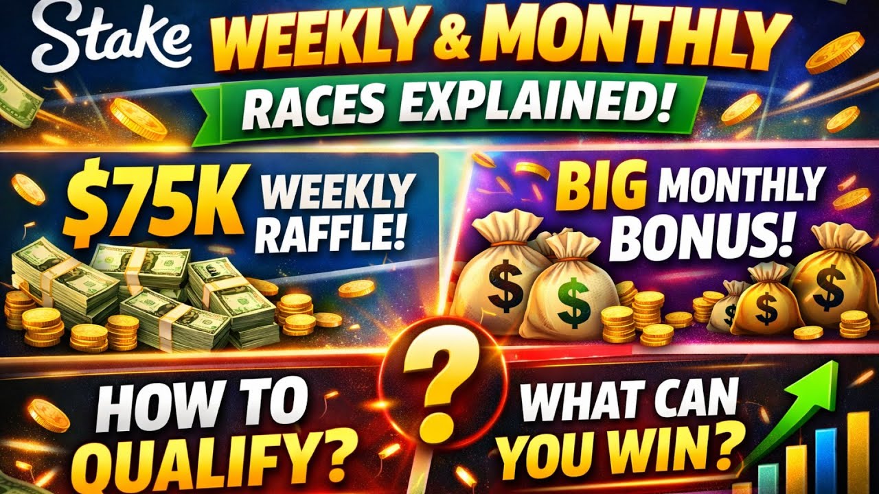 Stake Weekly Races & Monthly Races Explained (Prizes & How They Work)