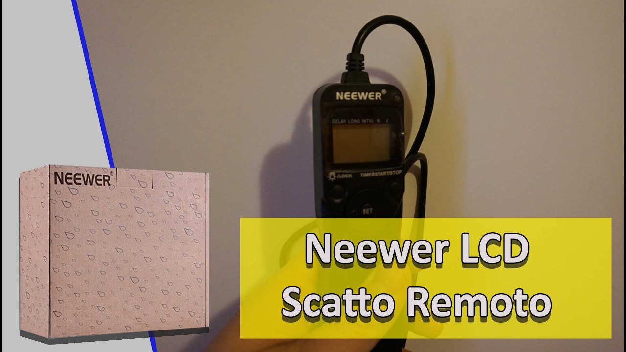 Neewer Telecomando per Scatto Remoto/Timelapse