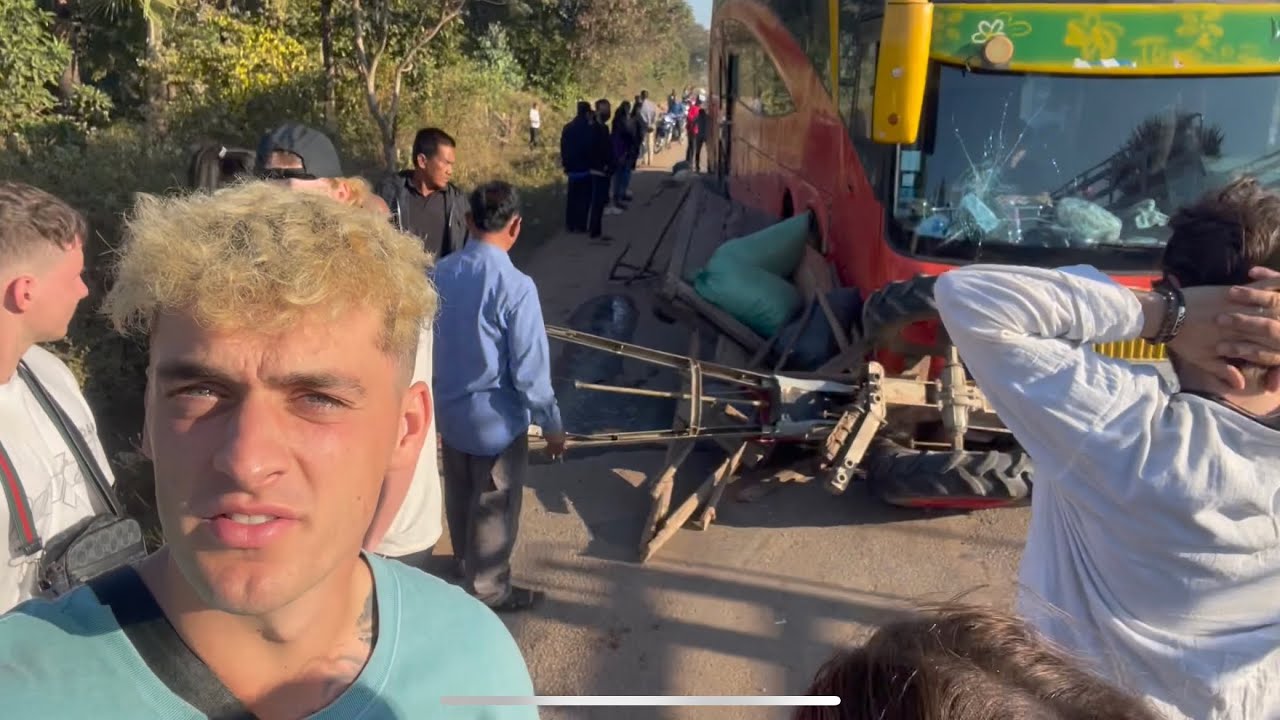 MASSIVE ACCIDENT ON OUR BUS TO CAMBODIA 🇰🇭 | Cooper&rsquo;s Vlog EP17