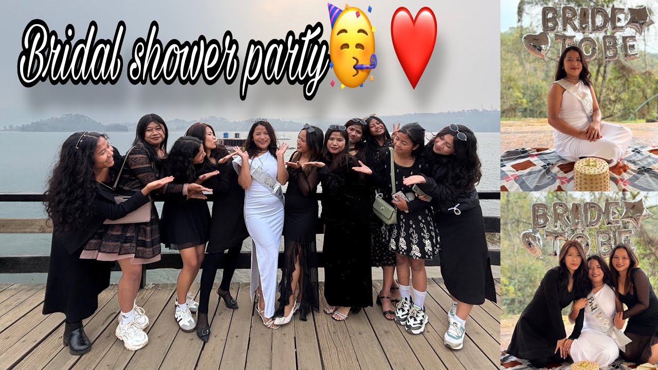 Bridal shower party🥳❤️|| MINI VLOG✨#minivlog #bridalshower #friends #explore #orchidlake