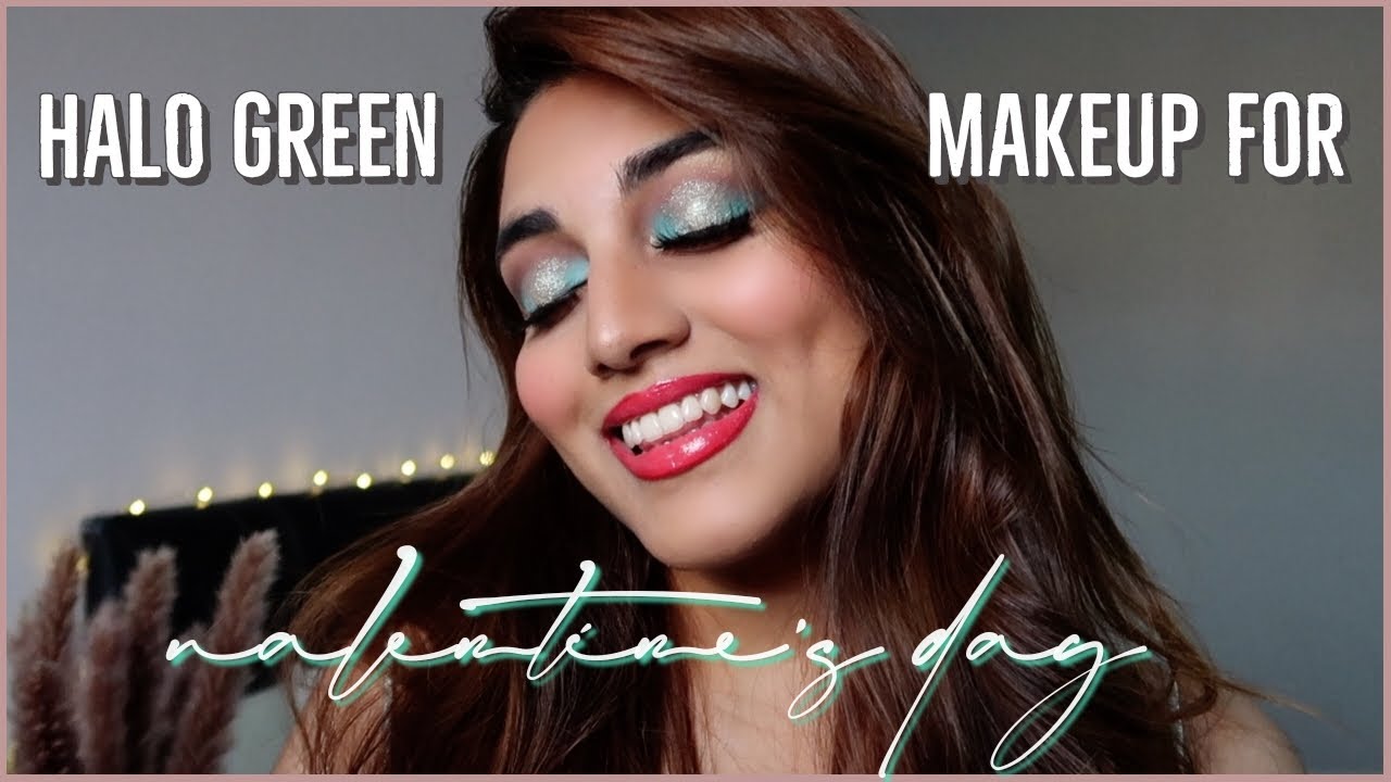 Valentine's Day Makeup Tutorial 2021 | green halo eye makeup!