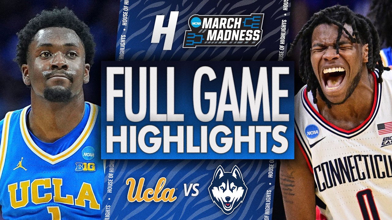 Матч UCLA против UConn - ПОЛНЫЙ ОБЗОР ИГРЫ 🔥 Второй раунд | NCAA March Madness 2026
