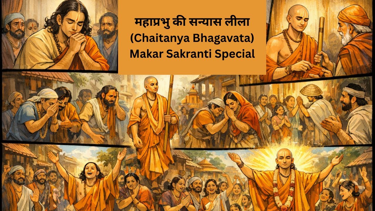 Makar Sankranti Special: Mahaprabhu’s Sannyas Leela Explained | Chaitanya Bhagavata (Day 7)