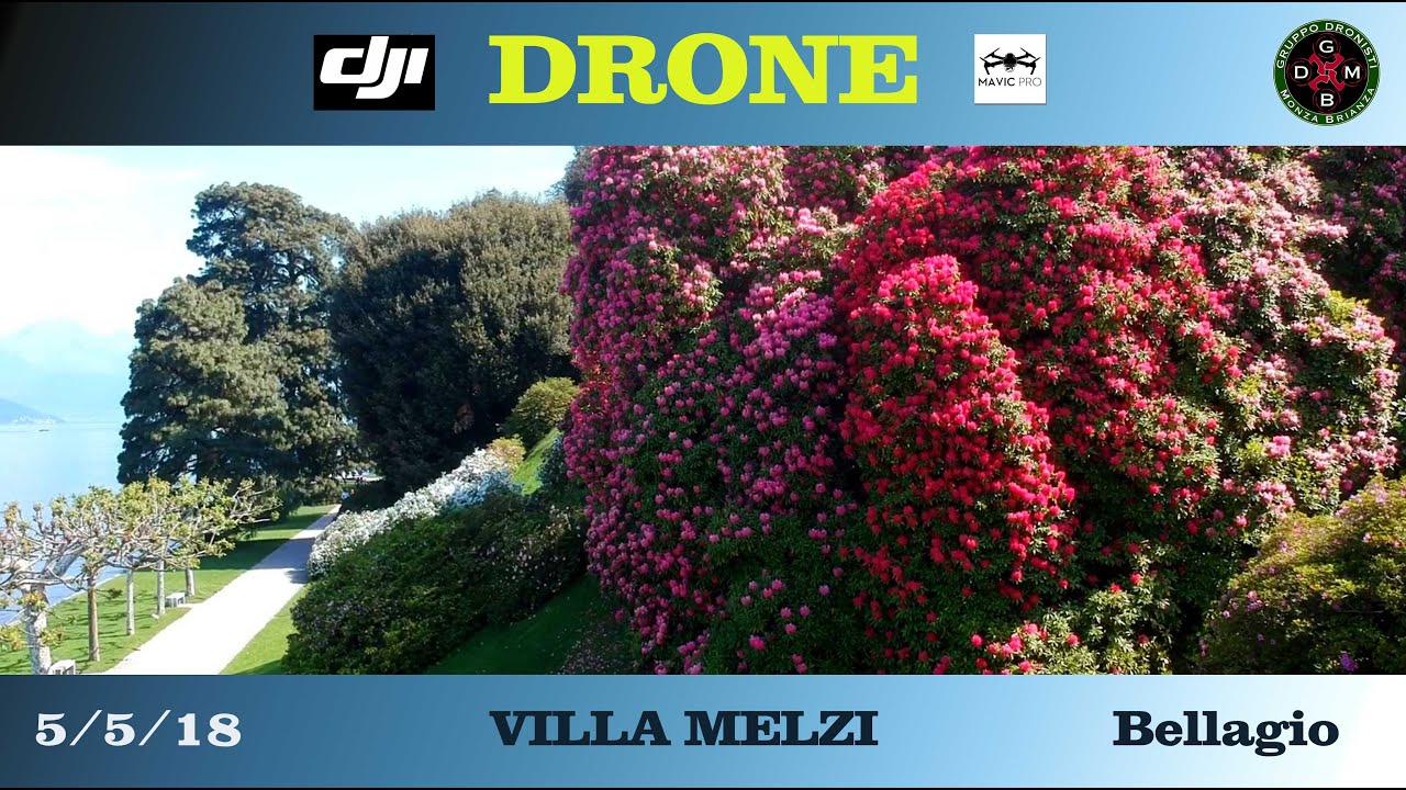 VILLA MELZI (Bellagio) In volo col drone