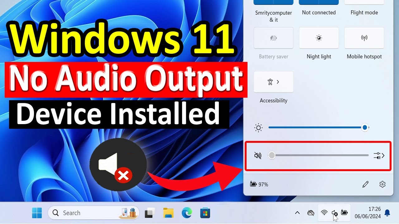 Не установлено устройство вывода звука в Windows 11, Проблема отсутствия звука в Windows 11, Испр...