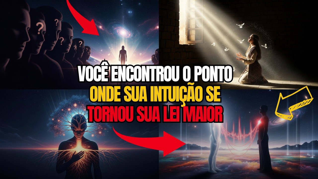 ESCOLHIDOS: Você Encontrou o Ponto Onde Sua Intuição Se Tornou Sua Lei Maior