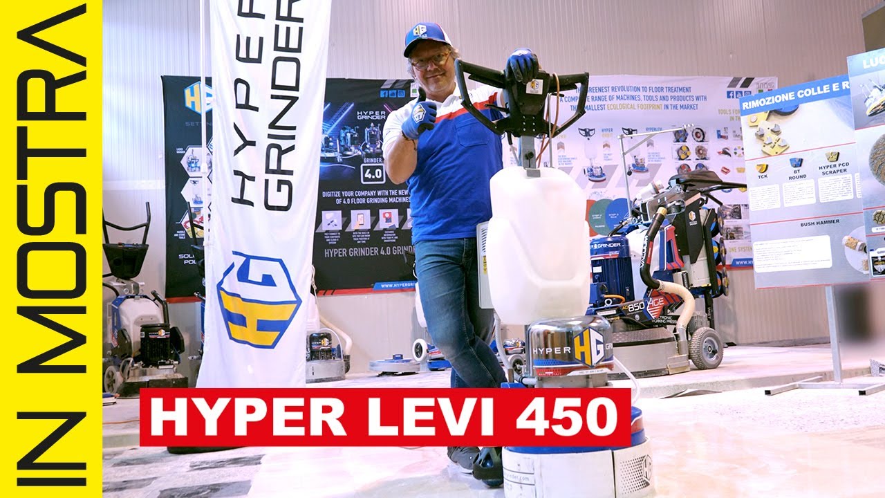 Hyperlevi 450 Levigatrice per pavimenti in marmo, cemento, terrazzo, legno