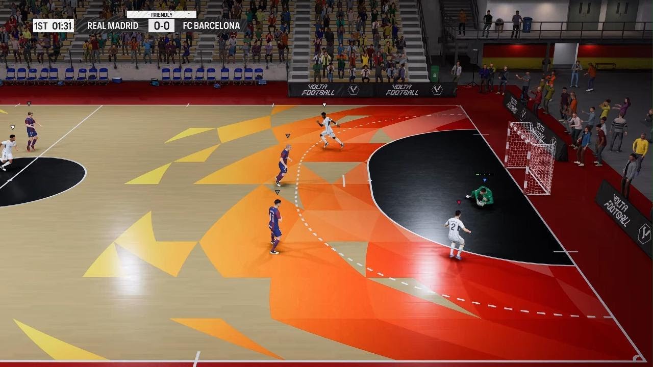 EA SPORTS FC 24 futsal Barcelona vs Real Madrid please like and subscribe for more videos like these