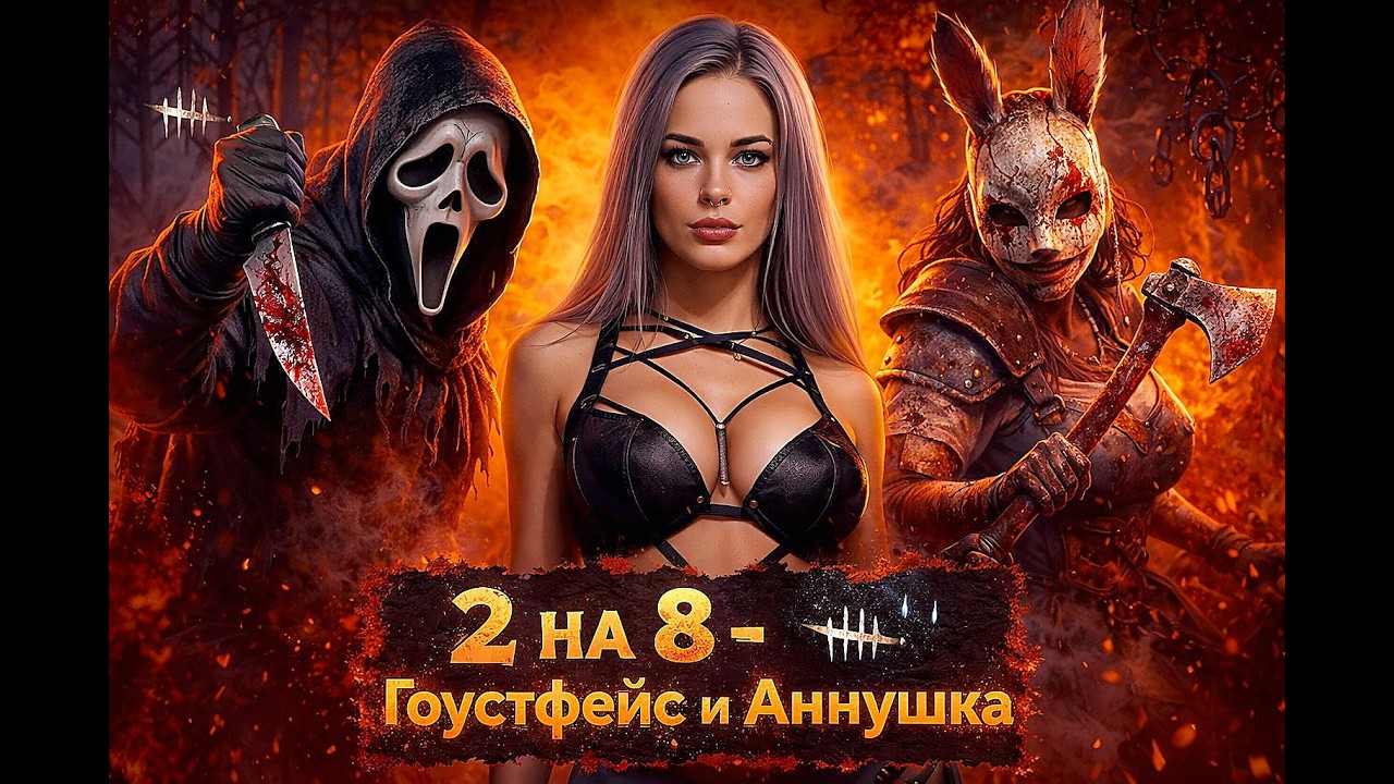 DEAD BY DAYLIGHT | 2 на 8   Анька и Гоустфейс