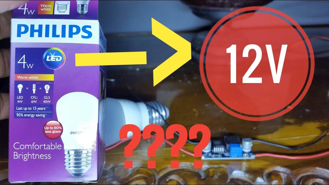 Merubah lampu led ac 220v ke dc 5v 12v | modif led philips ac 220v jadi dc 12v 5v