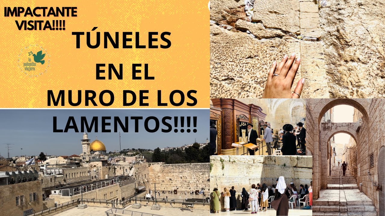 EL MURO DE LOS LAMENTOS Y SUS TUNELES SECRETOS!!! #jerusalem #israel #kotel
