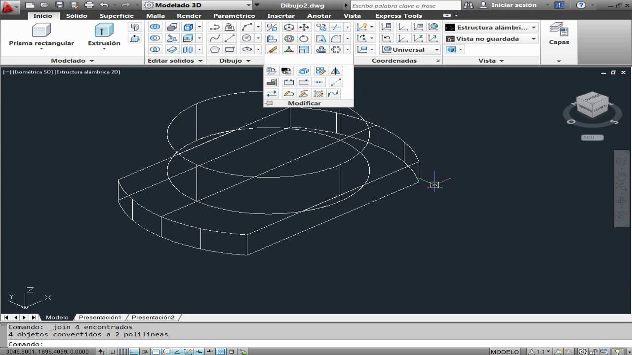 37 como hacer una nueva figura mecanica 3D en autocad