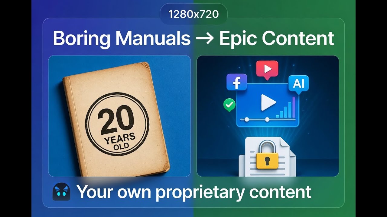 Turn 20-Year-Old Manuals into Killer Marketing Content
