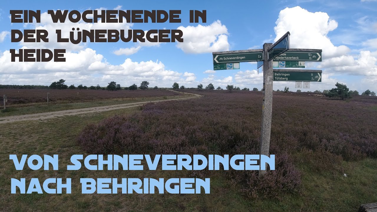 Ein Wochenende in der Lüneburger Heide Tag 1 von Schneverdingen nach Behringen