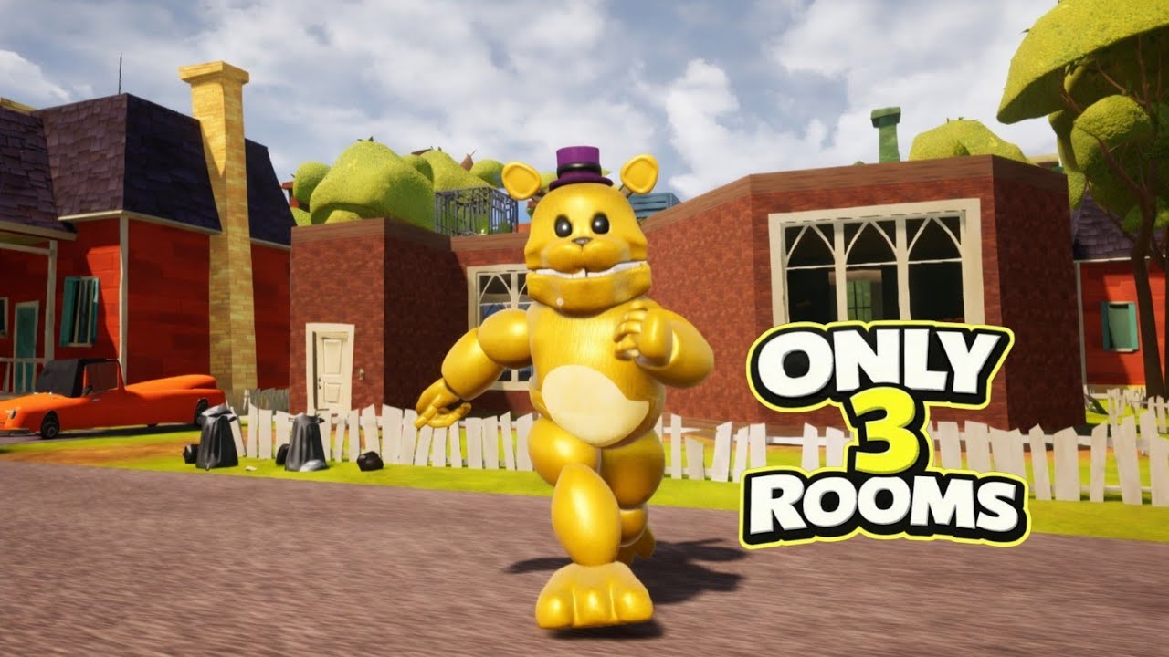 Hello Neighbor: But Fredbear Is Chasing Me In Only Three Rooms