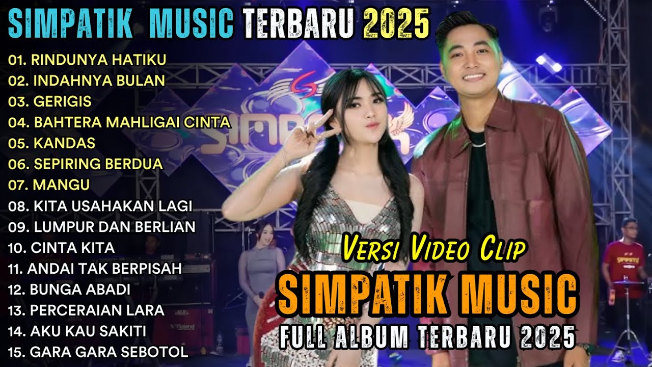 RINDUNYA HATIKU - INDAHNYA BULAN - GERIGIS - SIMPATIK MUSIC FULL ALBUM TERBARU 2025