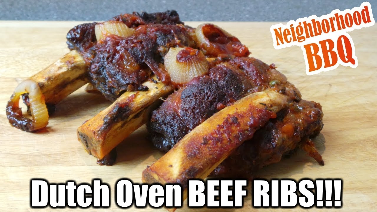 Dutch Oven BEEF Ribs!!! Mit Neighborhood BBQ
