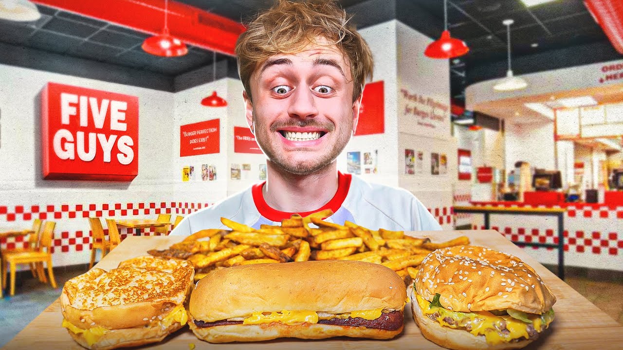 FESTIN à 30€ chez FIVE GUYS 🤤 (pétage de bide)