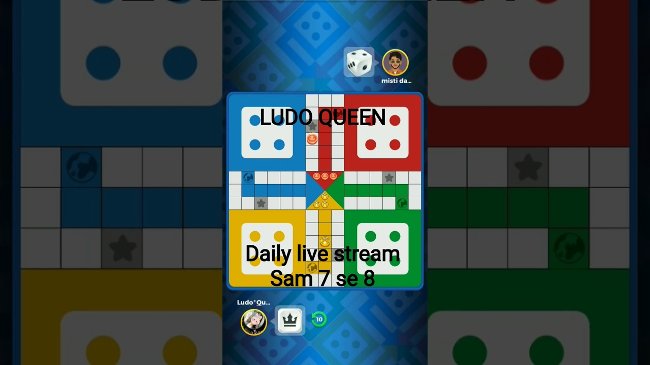 daily live stream Ludo queen 👑 