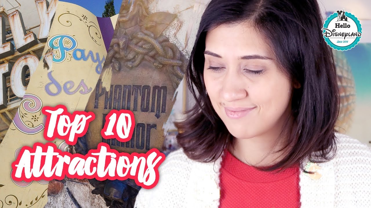TOP 10 ATTRACTIONS A DISNEYLAND PARIS