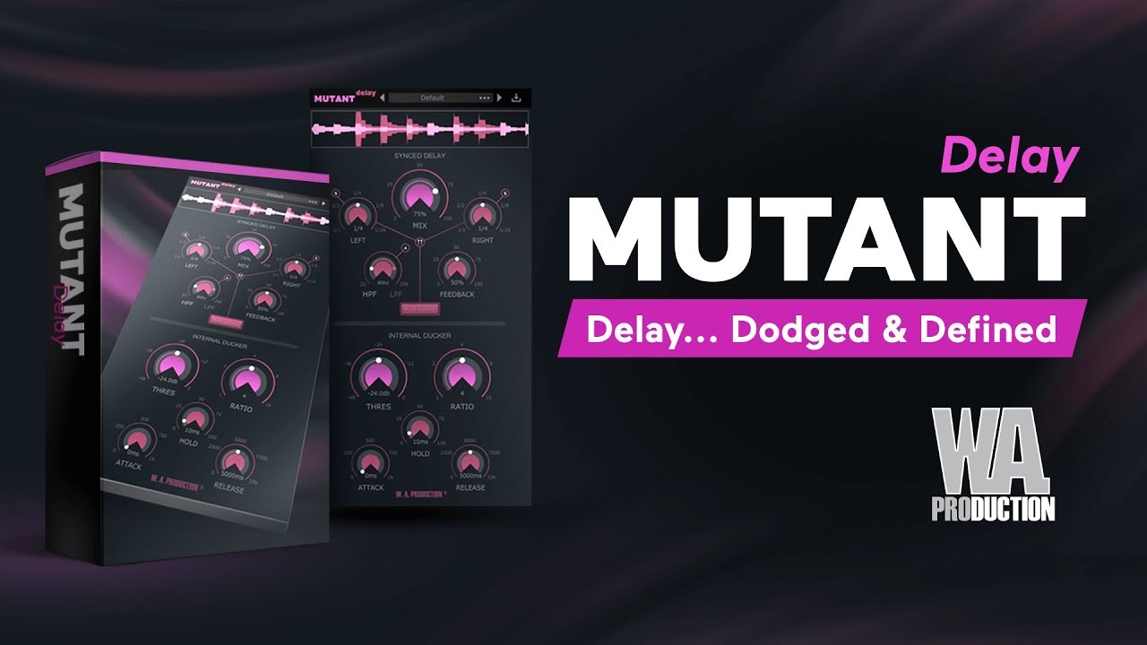 MUTANT Delay - Vocal Delay Plugin With a Built-in Ducker (VST / AU / AAX)