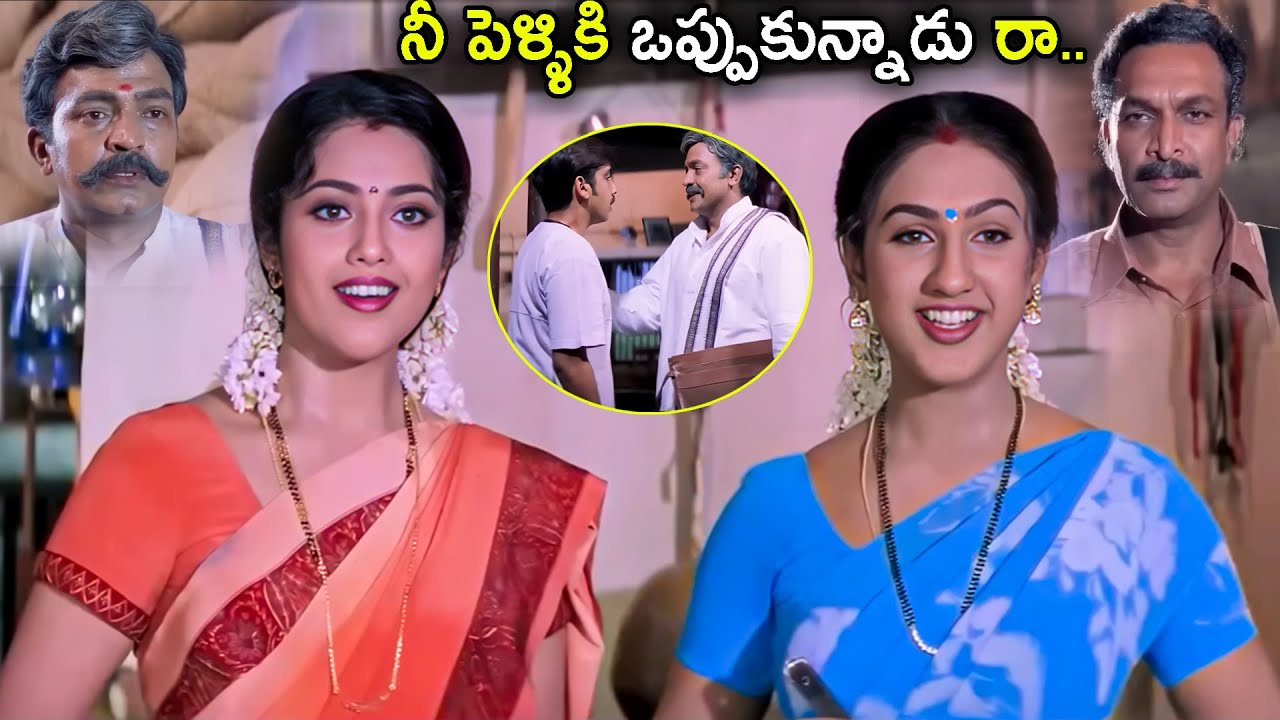 నీ పెళ్ళికి ఒప్పుకున్నాడు రా Maa Annaya Latest Telugu Family Entertainment Scene | Rajashekar ,Meena