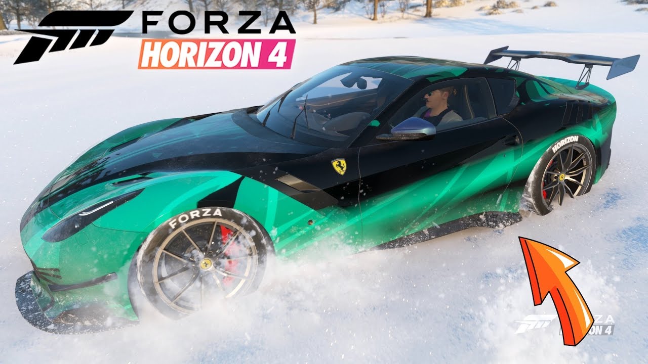 Ferrari F12TDF em Velocidade Máxima Jogo Forza Horizon 4 Gameplay