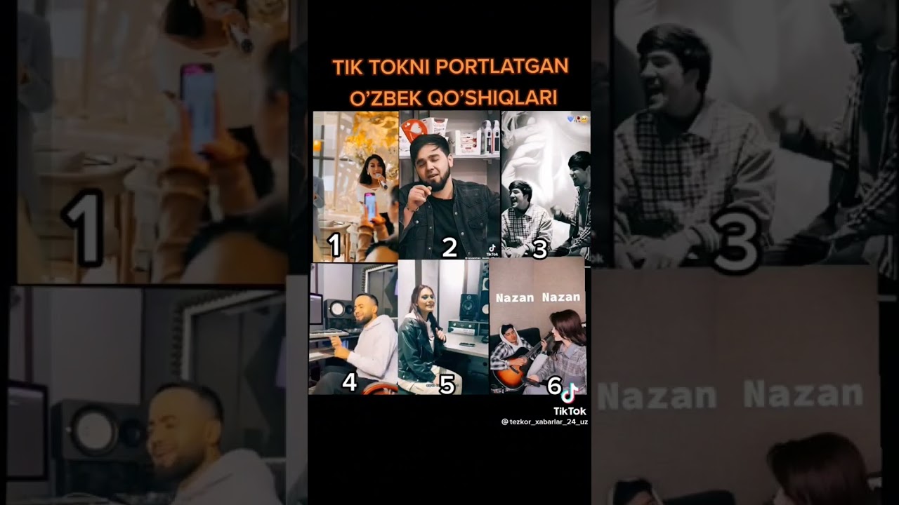 TIK TOKNI PORTLATGAN UZBEK QÕSHIQLARI 