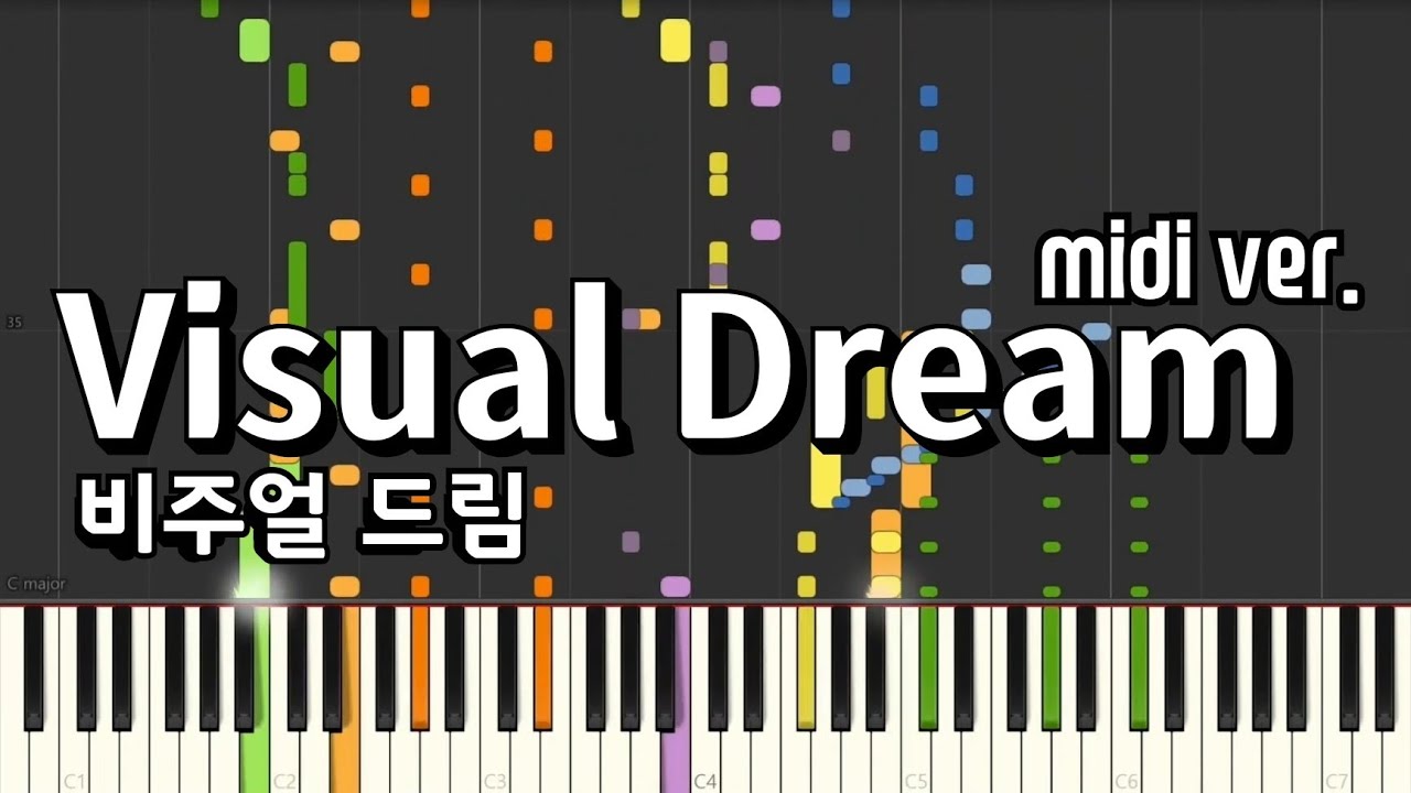 [Piano roll] Visual Dream (비주얼 드림) (O2JAM) midi ver.