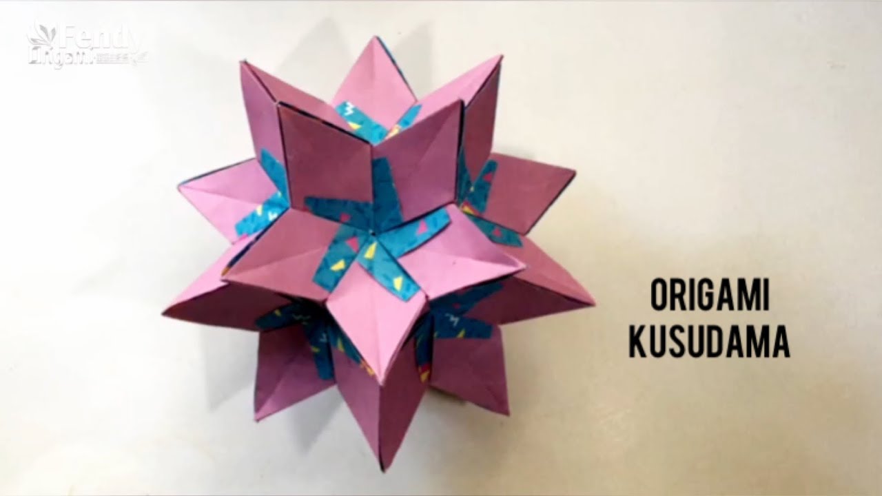 Origami Starlit Kusudama Variation 1