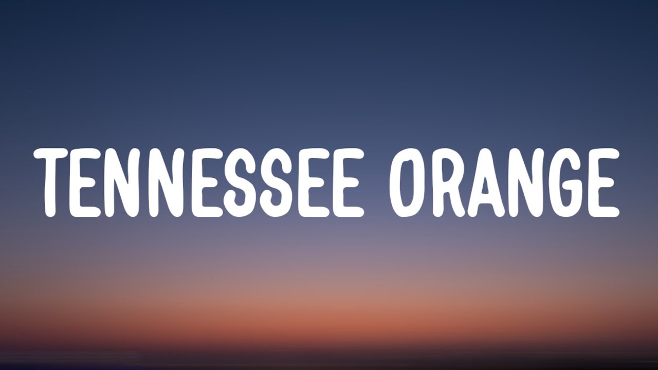 Megan Moroney - Tennesse Orange (Lyrics) 