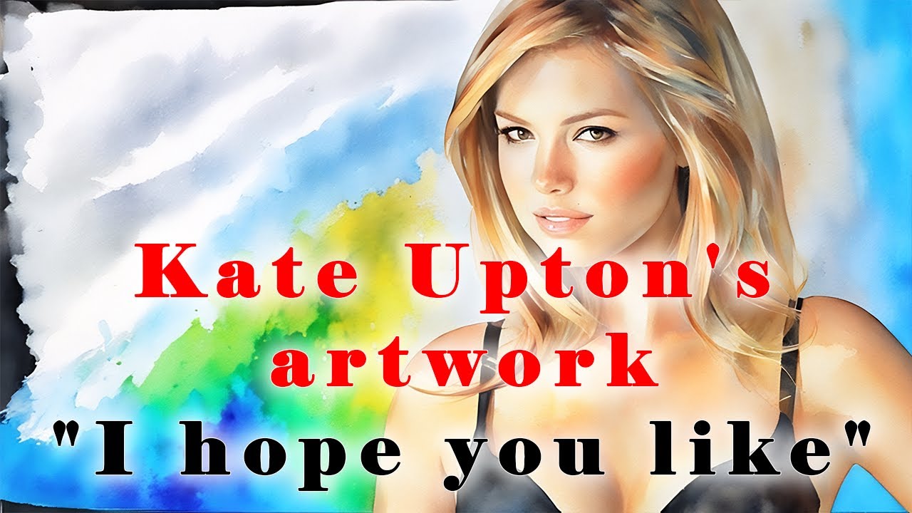 Kate Upton's artwork