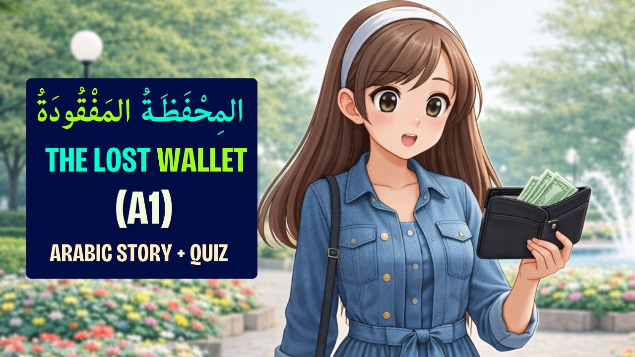 The Lost Wallet | Arabic Story + Quiz (A1)