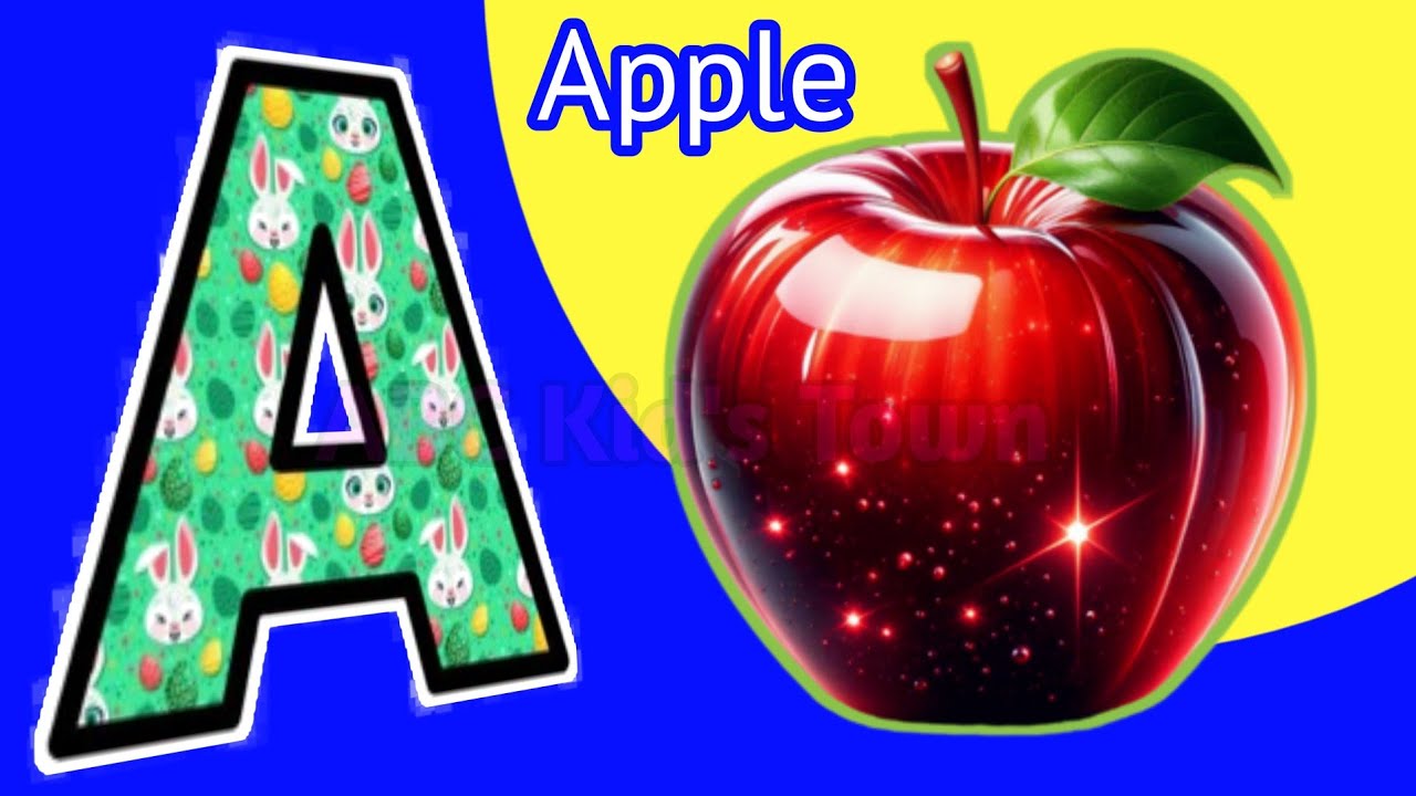 A for Apple/Kids Phonics song/Kindergarten Study zone/Kid's Videos