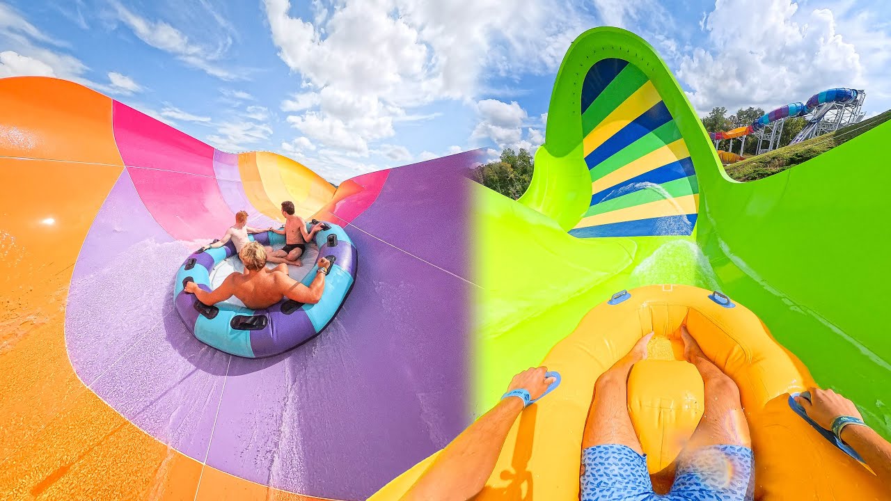 Riding EVERY BIG WATERSLIDE at Soaky Mountain 2025 [INSANE WATERPARK]