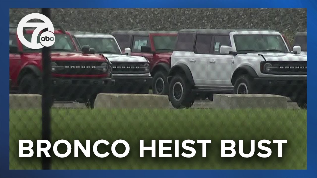 Group accused of stealing $1.7 million worth of Ford Broncos from Canton lots