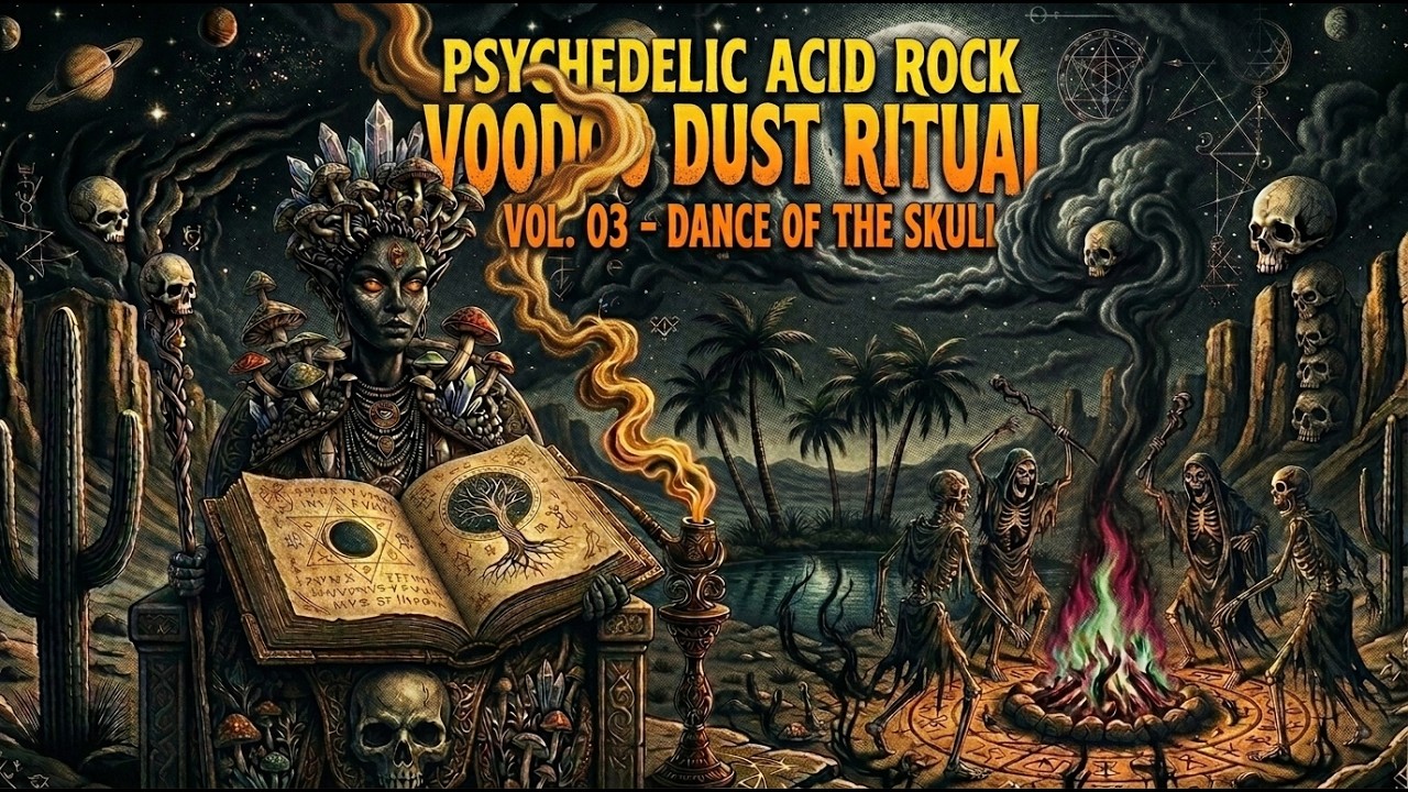 Psychedelic Acid Rock |  Voodoo Dust Ritual Vol. 03- Dance of the skulls (Full Album)envie