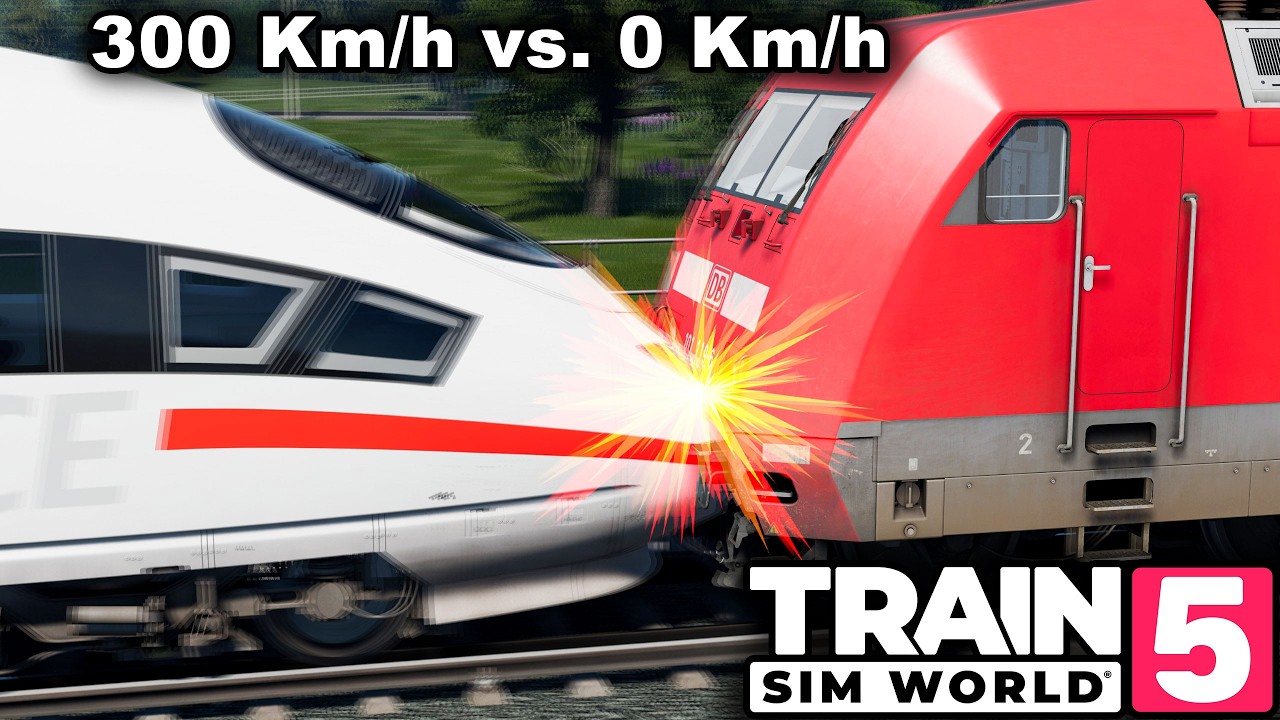 AUFFAHRUNFALL bei 300 Km/h | Train Sim World 5