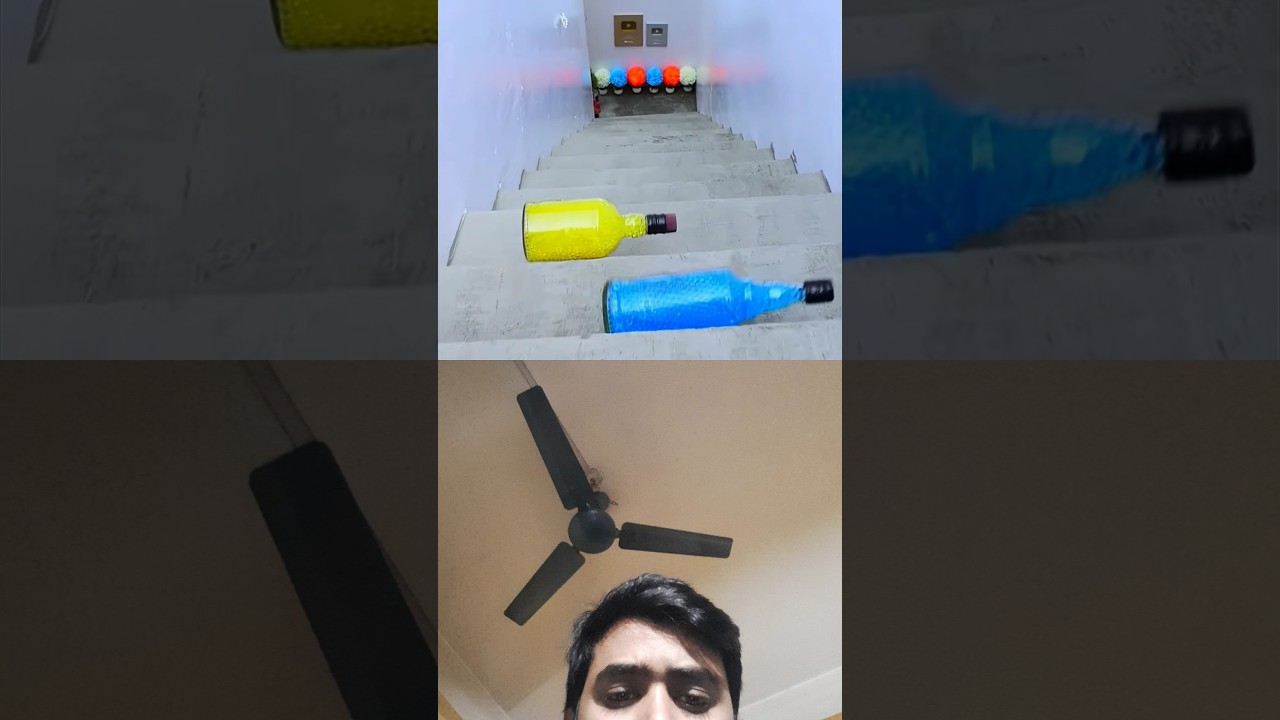 Breaking glass bottle⚠️🔥Crushing Crunchy & Soft Things 