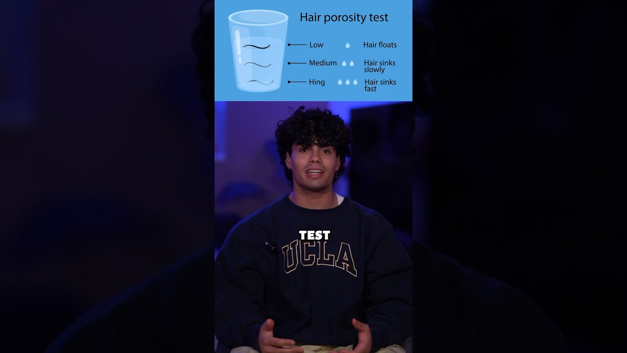 Trying hair porosity test&hellip;#shorts