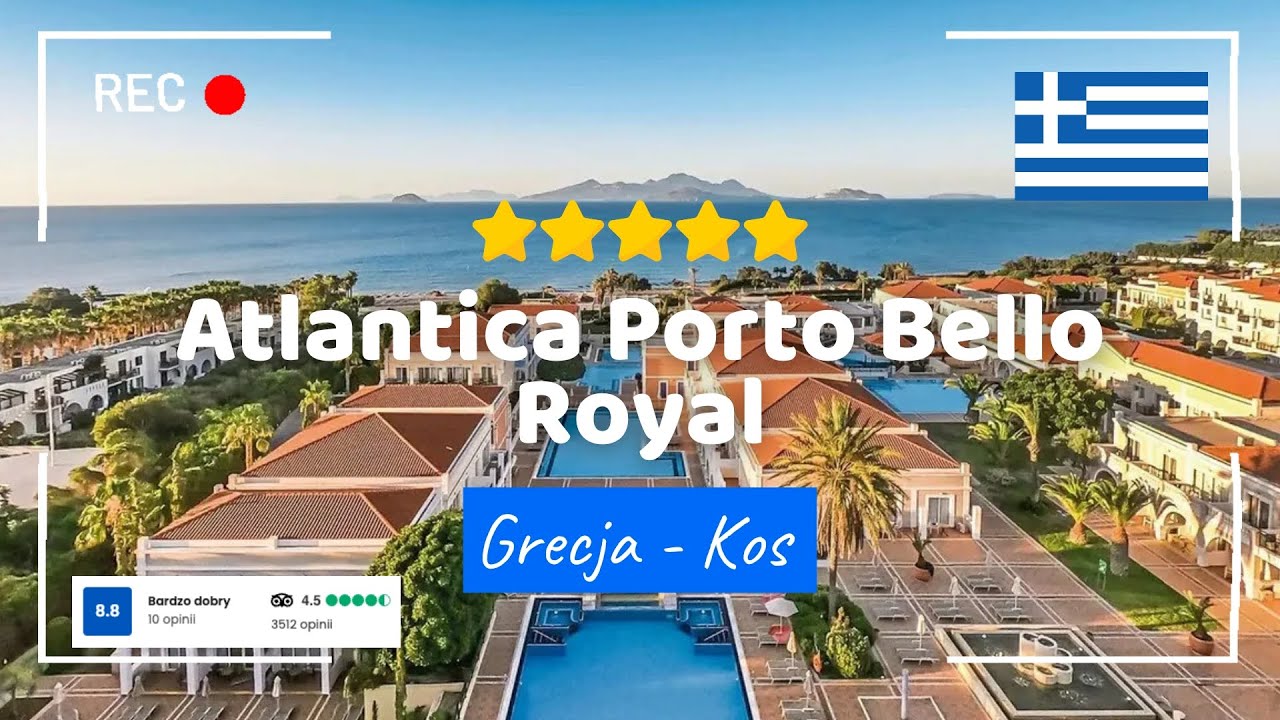 🇬🇷 Atlantica Porto Bello Royal 5* – luksusowy resort z 13 basenami | Kardamena, Kos