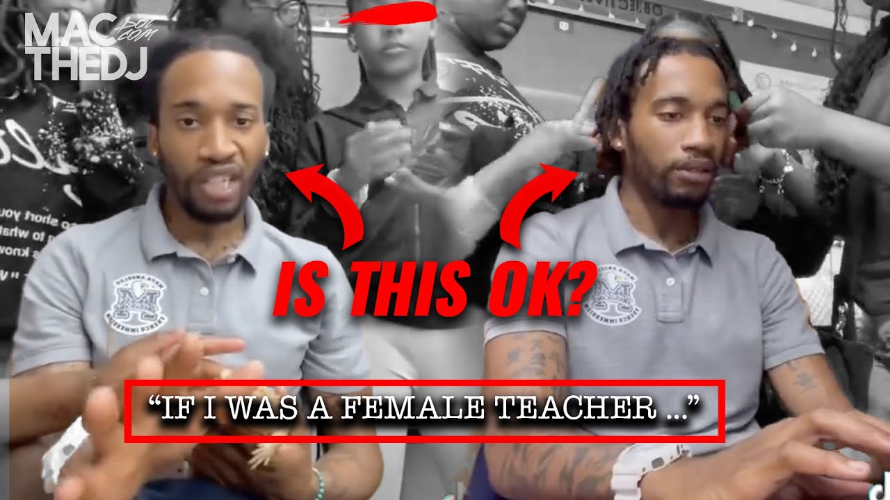 Teacher Request Teenage Girls To Unbraid His Hair During Class