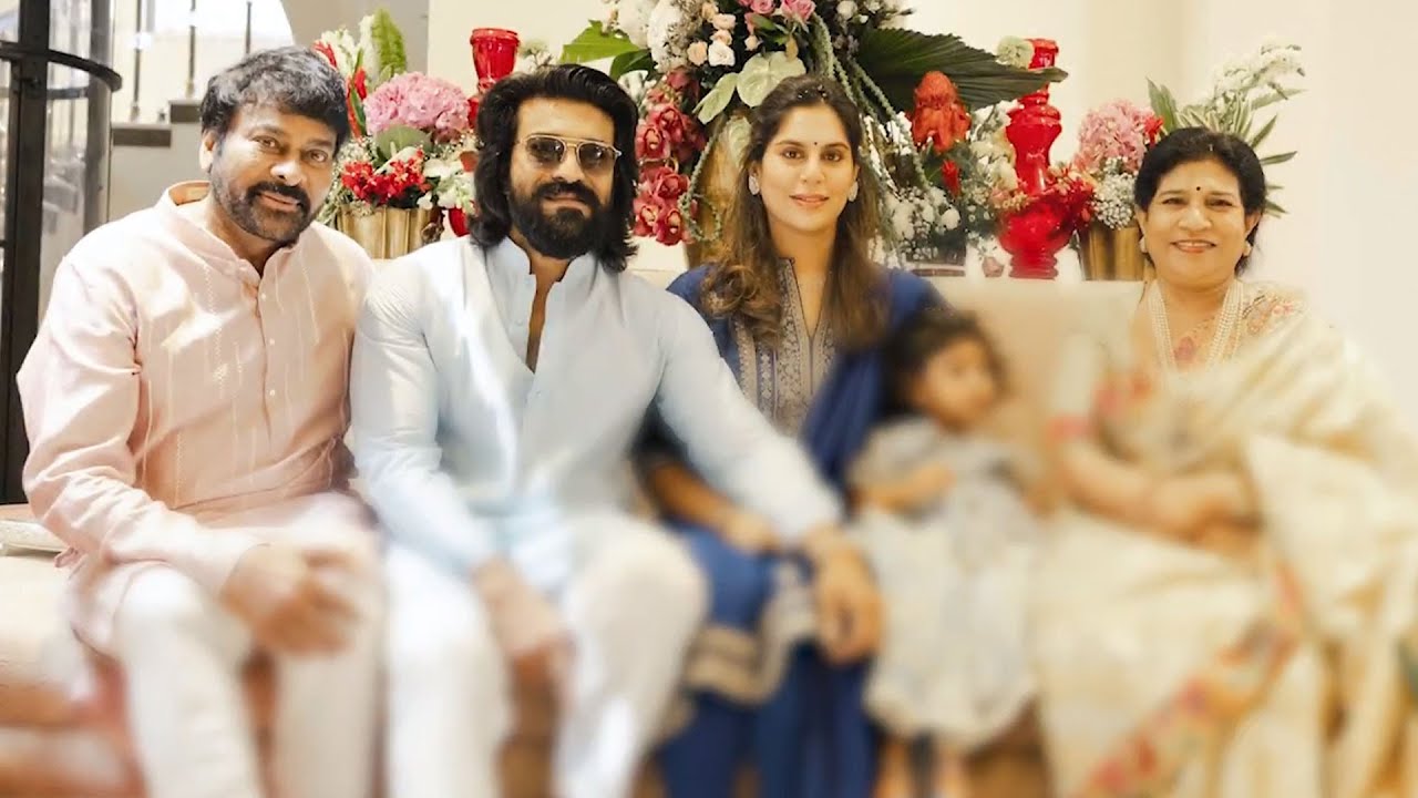 ఉపాసన సీమంత వేడుక | Chiranjeevi, Ram Charan & Family Celebrates Diwali & Upasana's Baby Shower