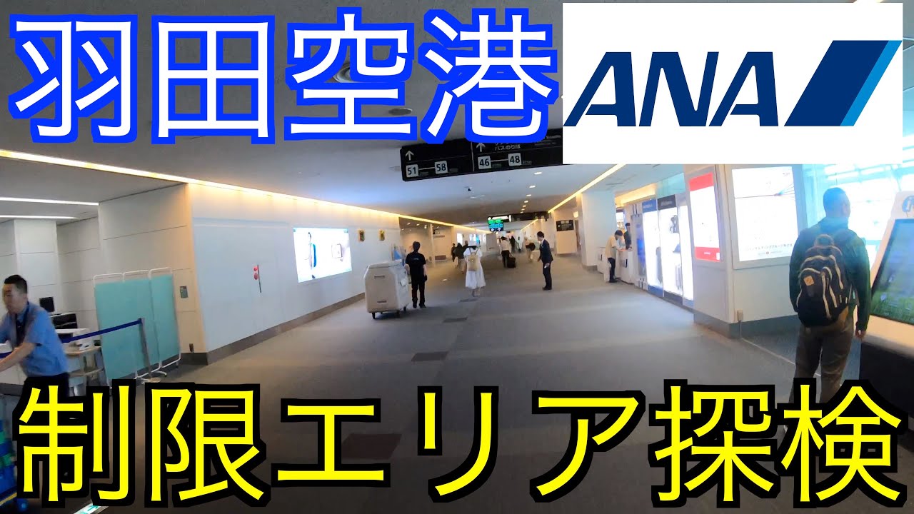 【ANA】羽田空港　第二ターミナル　制限エリア内探検後編！