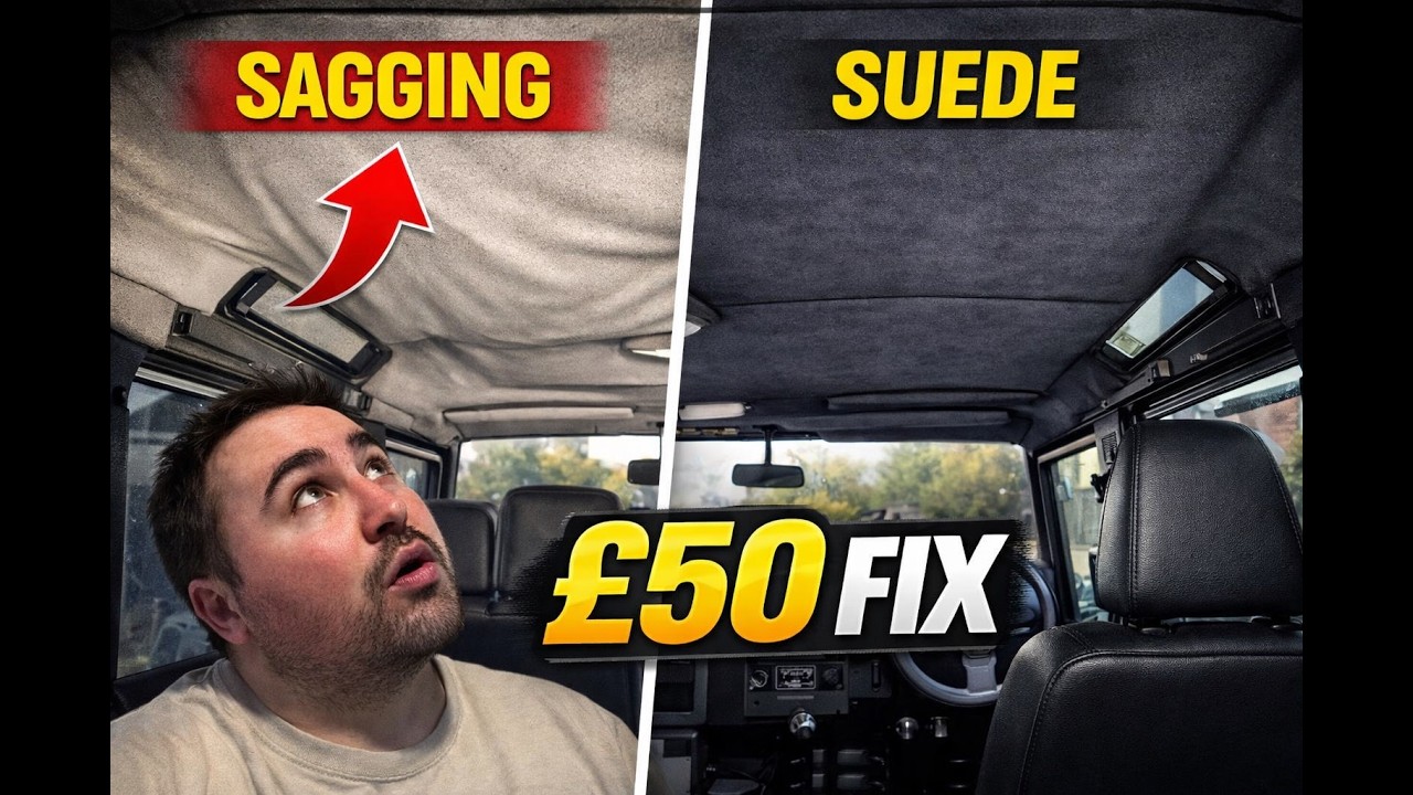 I Fixed My Sagging Defender Headliner for £50