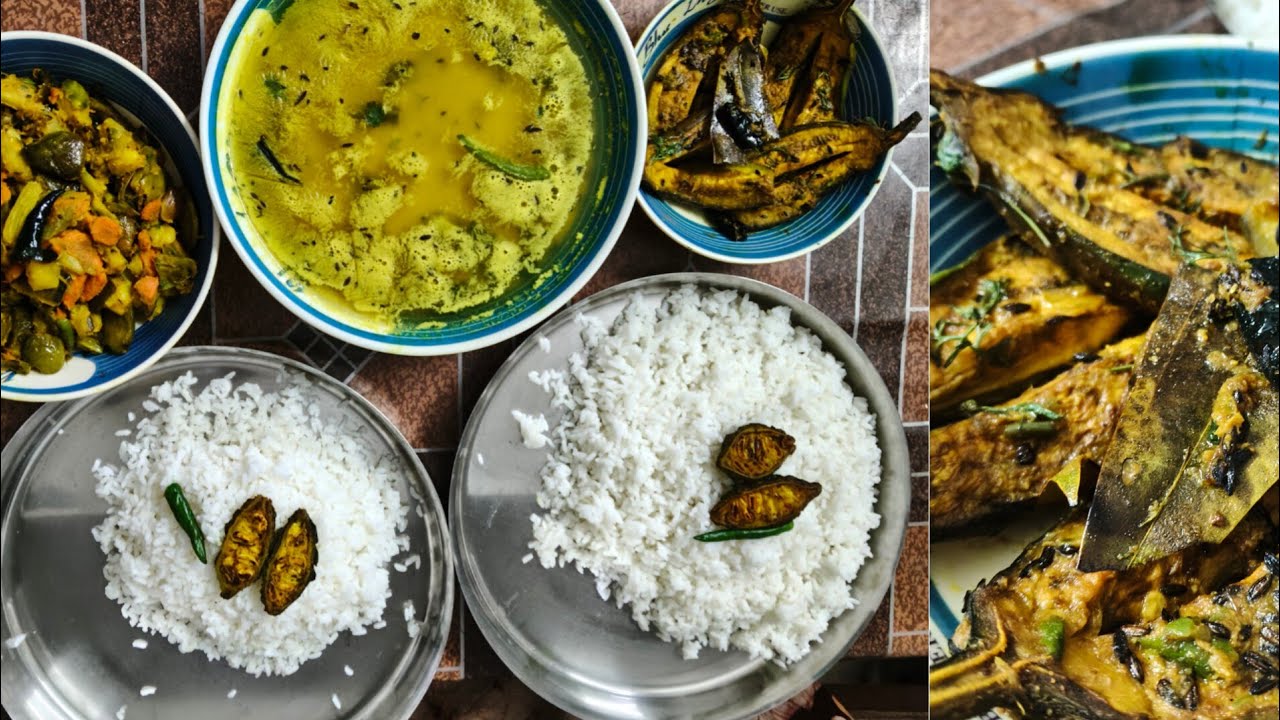 BIGBITES EATING SHOW VAT,UCCHE VAJI ,MUGER DAL,BEGUN BAHAR,SOBJI🤤🤤